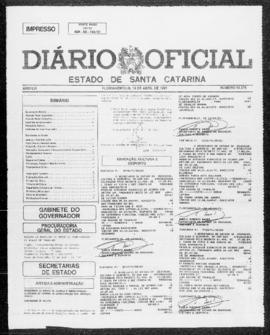 Diário Oficial do Estado de Santa Catarina. Ano 56. N° 14175 de 19/04/1991