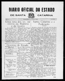 Diário Oficial do Estado de Santa Catarina. Ano 1. N° 47 de 30/04/1934