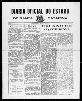 Diário Oficial do Estado de Santa Catarina. Ano 1. N° 39 de 19/04/1934