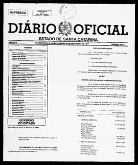 Diário Oficial do Estado de Santa Catarina. Ano 63. N° 15611 de 06/02/1997