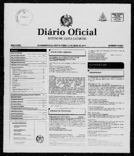 Diário Oficial do Estado de Santa Catarina. Ano 76. N° 19069 de 15/04/2011