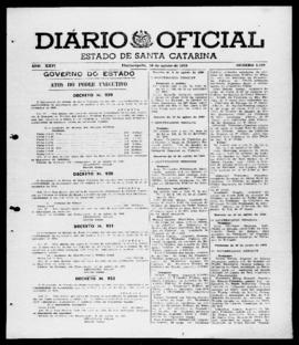 Diário Oficial do Estado de Santa Catarina. Ano 26. N° 6386 de 20/08/1959