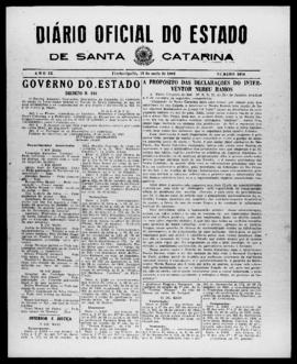 Diário Oficial do Estado de Santa Catarina. Ano 9. N° 2256 de 13/05/1942