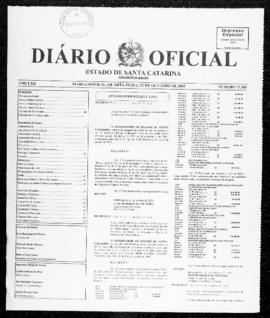 Diário Oficial do Estado de Santa Catarina. Ano 70. N° 17265 de 22/10/2003