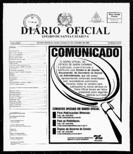 Diário Oficial do Estado de Santa Catarina. Ano 74. N° 18535 de 27/01/2009