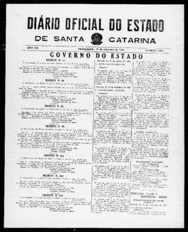 Diário Oficial do Estado de Santa Catarina. Ano 20. N° 4985 de 22/09/1953