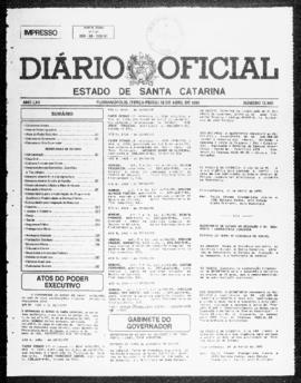 Diário Oficial do Estado de Santa Catarina. Ano 62. N° 15165 de 18/04/1995. Parte 1