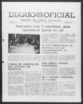 Diário Oficial do Estado de Santa Catarina. Ano 40. N° 10086 de 02/10/1974