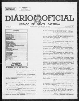 Diário Oficial do Estado de Santa Catarina. Ano 56. N° 14178 de 24/04/1991
