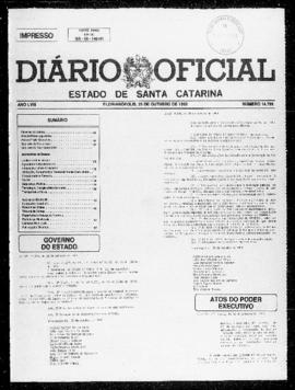 Diário Oficial do Estado de Santa Catarina. Ano 58. N° 14799 de 25/10/1993