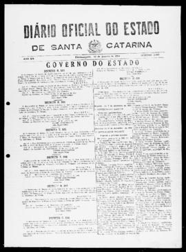 Diário Oficial do Estado de Santa Catarina. Ano 20. N° 5062 de 22/01/1954