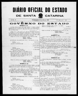 Diário Oficial do Estado de Santa Catarina. Ano 5. N° 1265 de 29/07/1938