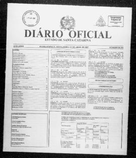 Diário Oficial do Estado de Santa Catarina. Ano 73. N° 18102 de 13/04/2007