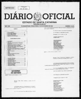 Diário Oficial do Estado de Santa Catarina. Ano 67. N° 16543 de 21/11/2000