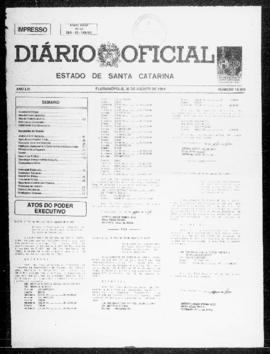 Diário Oficial do Estado de Santa Catarina. Ano 61. N° 15009 de 30/08/1994