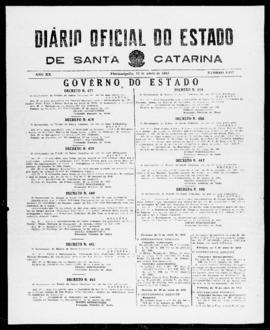 Diário Oficial do Estado de Santa Catarina. Ano 20. N° 4877 de 13/04/1953