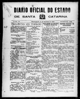 Diário Oficial do Estado de Santa Catarina. Ano 4. N° 1020 de 17/09/1937