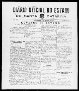 Diário Oficial do Estado de Santa Catarina. Ano 19. N° 4750 de 29/09/1952