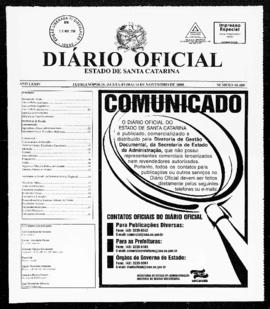 Diário Oficial do Estado de Santa Catarina. Ano 74. N° 18489 de 14/11/2008