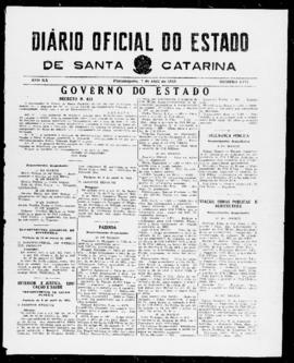 Diário Oficial do Estado de Santa Catarina. Ano 20. N° 4873 de 07/04/1953