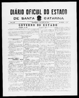 Diário Oficial do Estado de Santa Catarina. Ano 20. N° 4960 de 17/08/1953