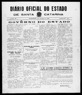 Diário Oficial do Estado de Santa Catarina. Ano 6. N° 1651 de 01/12/1939