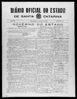 Diário Oficial do Estado de Santa Catarina. Ano 11. N° 2800 de 18/08/1944