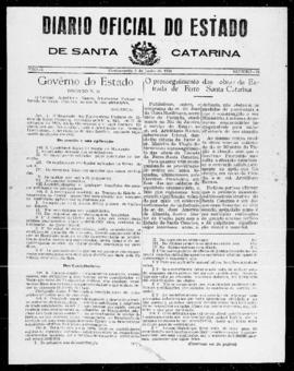 Diário Oficial do Estado de Santa Catarina. Ano 1. N° 72 de 02/06/1934