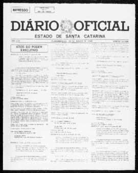 Diário Oficial do Estado de Santa Catarina. Ano 54. N° 13526 de 29/08/1988