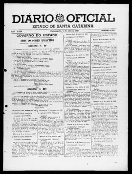 Diário Oficial do Estado de Santa Catarina. Ano 26. N° 6300 de 13/04/1959