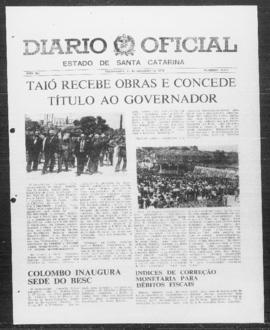 Diário Oficial do Estado de Santa Catarina. Ano 40. N° 10113 de 11/11/1974