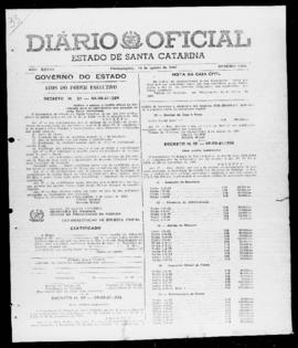 Diário Oficial do Estado de Santa Catarina. Ano 28. N° 6866 de 14/08/1961