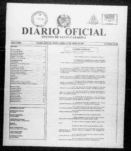 Diário Oficial do Estado de Santa Catarina. Ano 73. N° 18104 de 17/04/2007