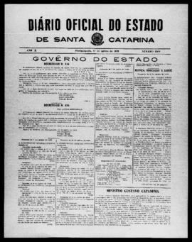 Diário Oficial do Estado de Santa Catarina. Ano 10. N° 2560 de 11/08/1943