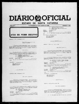 Diário Oficial do Estado de Santa Catarina. Ano 46. N° 11544 de 22/08/1980