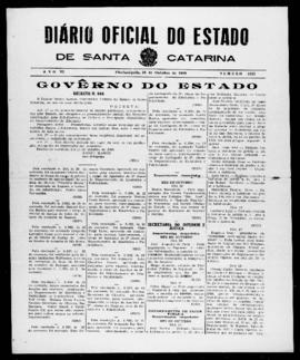 Diário Oficial do Estado de Santa Catarina. Ano 6. N° 1622 de 24/10/1939