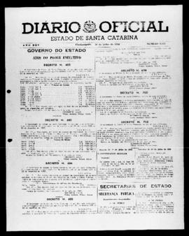 Diário Oficial do Estado de Santa Catarina. Ano 25. N° 6125 de 10/07/1958