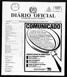 Diário Oficial do Estado de Santa Catarina. Ano 74. N° 18495 de 24/11/2008