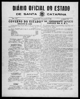 Diário Oficial do Estado de Santa Catarina. Ano 8. N° 2182 de 22/01/1942