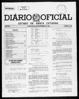 Diário Oficial do Estado de Santa Catarina. Ano 58. N° 14806 de 05/11/1993
