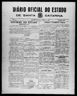 Diário Oficial do Estado de Santa Catarina. Ano 10. N° 2610 de 25/10/1943