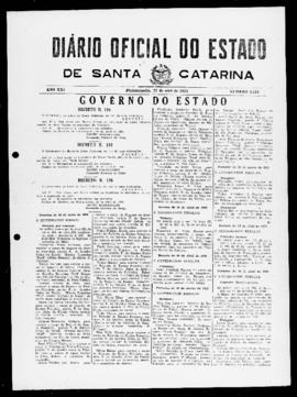 Diário Oficial do Estado de Santa Catarina. Ano 21. N° 5118 de 22/04/1954