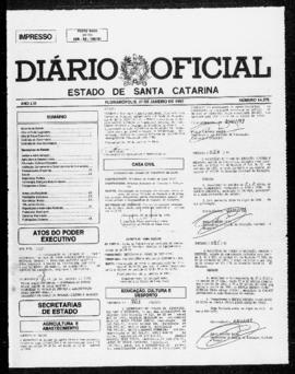 Diário Oficial do Estado de Santa Catarina. Ano 56. N° 14370 de 27/01/1992