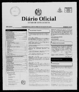 Diário Oficial do Estado de Santa Catarina. Ano 77. N° 19145 de 05/08/2011