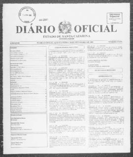 Diário Oficial do Estado de Santa Catarina. Ano 71. N° 17575 de 10/02/2005