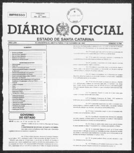 Diário Oficial do Estado de Santa Catarina. Ano 64. N° 15784 de 17/10/1997