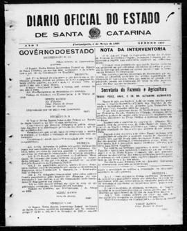 Diário Oficial do Estado de Santa Catarina. Ano 5. N° 1152 de 05/03/1938