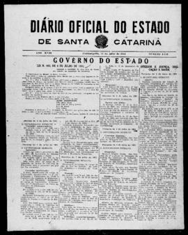 Diário Oficial do Estado de Santa Catarina. Ano 18. N° 4456 de 11/07/1951