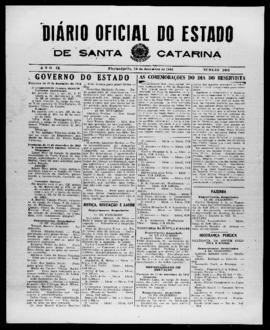 Diário Oficial do Estado de Santa Catarina. Ano 9. N° 2401 de 16/12/1942