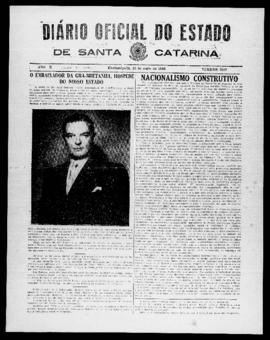 Diário Oficial do Estado de Santa Catarina. Ano 10. N° 2503 de 20/05/1943